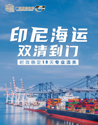 智能水表从深圳海运到印尼双清包税物流